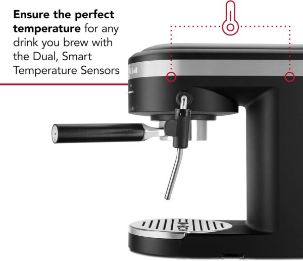 KitchenAid ESPRESSO MACHINE - ARTISAN - CAST IRON BLACK 5KES6503BBK - Image 3