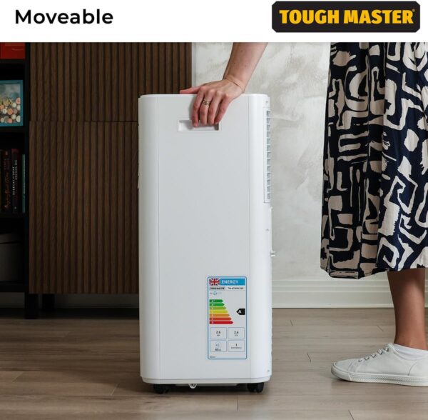TOUGH MASTER Air Conditioning Unit 9000 BTU, WiFi enabled, 24 Hour Timer, Smart Sleep Mode & Window Venting Kit A/C 4-in-1 Portable Air Conditioner, Dehumidifier, Ventilation, Cooling Fan - Image 7