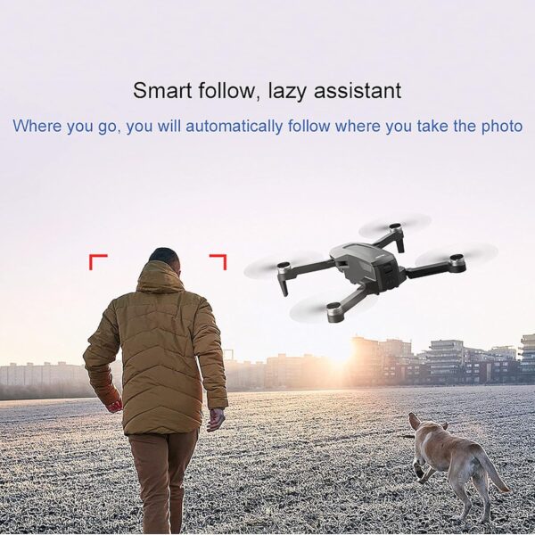 6K ESC Drones with cameras are for beginners with UHD Camera for Adults And kids,Two-axis gimbal brushless motor Drones with cameras are for beginners,GPS Remote Control Folding Quadcopter,r - Image 6