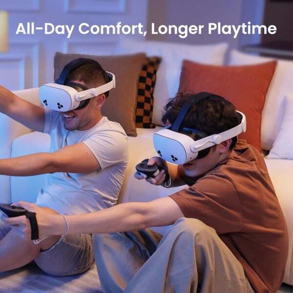 KIWI design K4 Boost Comfort Battery Head Strap Accessories for Meta/Oculus Quest 3/3S, Dual Charge the VR Headset and Battery Strap in 2.5h - Image 6