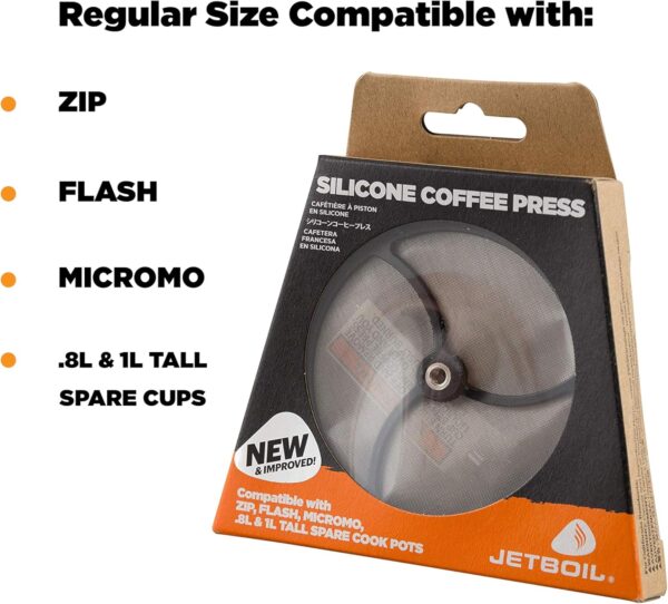 Jetboil Silicone French Press Coffee Maker Camping Stoves, Regular - Image 3