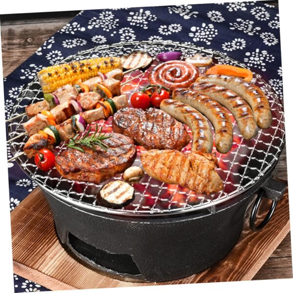 MERRYHAPY Charcoal Bbq Barbecue Stove Small Outdoor Grill Portable Camping Barbecue Machine - Image 7