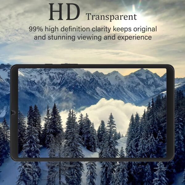 Vsjnk Screen Protector for Samsung Galaxy Tab A9/SM-X110/X115 Tempered Glass 2 Pack High Hardness Clear Guard Film for Galaxy Tab A9 - Image 8
