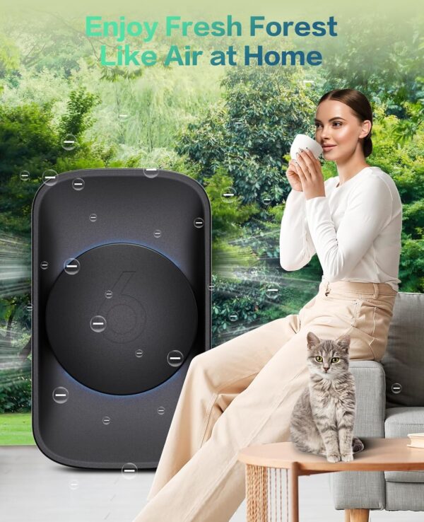 iDiskk Portable Home Plug-in Air Purifier (3 Pack), Negative Ion Air Purifier Suitable for Bedrooms, Pet Rooms, Bathrooms, and Closets oilets, Living Room Portable air purifier - Image 5