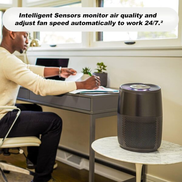 Instant 150-0011-01-UK AP300 Air Purifier Advanced 3-in-1 Filtration System, Sensor Control, Whisper-Quiet, Night/Auto/Eco Mode, Removes Viruses/Bacteria/Allergens, Large Rooms 36m², Black - Image 6