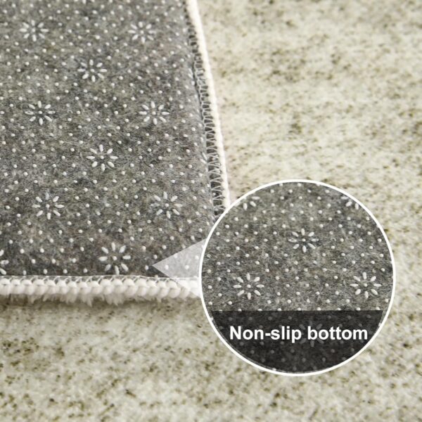 Tinyboy-hbq Area Rugs Abstract Rug Modern Soft Living Room Carpet Large Washable Shaggy Rugs for Living Room Bedroom Dining Room Indoor Home Decor Carpet (Abstract Beige Grey/Light Brown, 200×250 cm) - Image 6