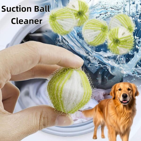 8 Packs Reusable Pet Hair Remover for Washing Machine - Silicone Lint & Fur Trap with Cat Paw Design, Dog Hair Remover for Laundry & Clothes, Durable Washing Machine Hair Collector - Image 6
