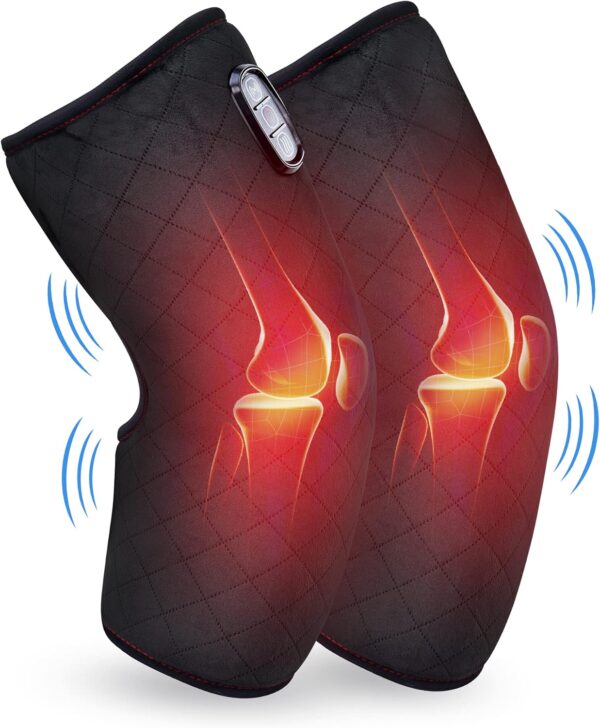 Comfier Heated Knee Massager with Vibration Massage, Knee Warmer, Leg Massager, Birthday Gifts for Her Him,Gifts for Men/Women - Image 2
