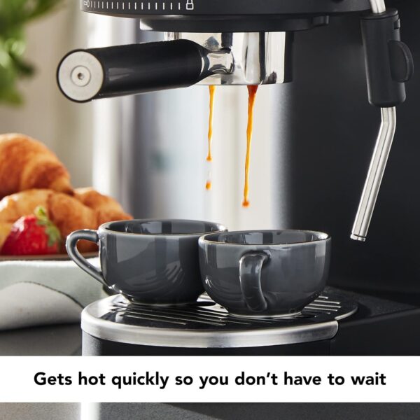 KitchenAid ESPRESSO MACHINE - ARTISAN - CAST IRON BLACK 5KES6503BBK - Image 7
