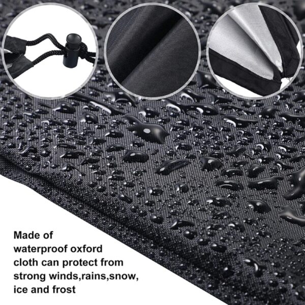 Auto Side Mirror Snow Cover,33 x 27cm Side View Mirror Cover,Frost Guard Mirror Cover Auto,Auto Rearview Protection Cover,Dust-Proof Waterproof Auto Exterior Rear View Mirrors,Car Mirror Accessories - Image 4