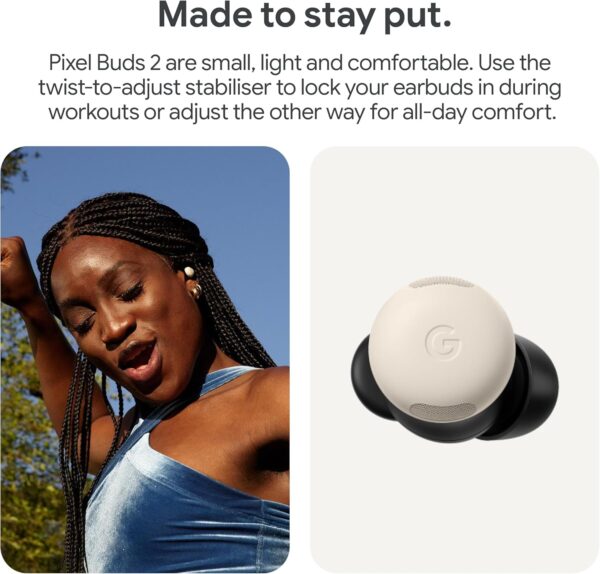 Google Pixel Buds Pro 2 - Wireless Earbuds with Active Noise Cancellation – Bluetooth Headphones - Hazel - Image 4