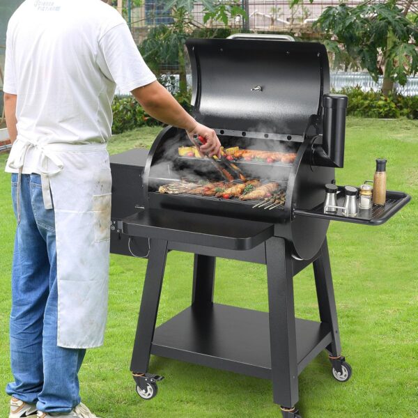 Portable Charcoal Grill BBQ with Cart - Heavy Duty 53-inch Outdoor Cooking Equipment - Image 9