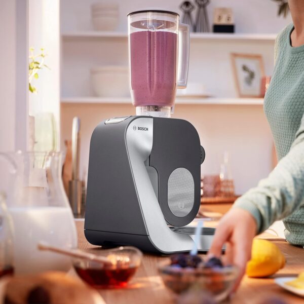 Bosch CreationLine 7 in 1 Stand Mixer MUM58259GB with 11 accessories, 7 Speeds, dough hook, whisk, beater, blender, juicer, mincer, shredder, 1000W, White/Silver - Image 11