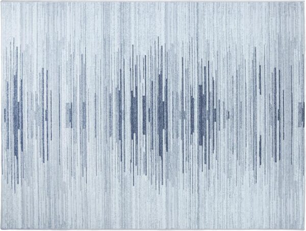 Betadistor Large Area Rug for Living Room - Washable, Non-Slip Grey Modern Abstract Geometric Carpet - Short Pile, Soft Faux Wool for Bedroom - 120x160cm, Grey Lines, 302-11120 - Image 5