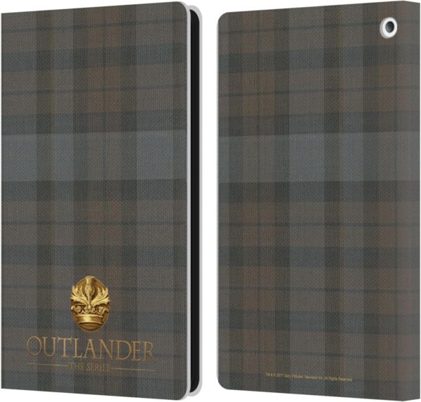 Head Case Designs Officially Licensed Outlander Plaid Tartans Leather Book Wallet Case Cover Compatible With Fire HD 8/Fire HD 8 Plus 2020 - Image 2