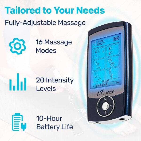 MEDVICE Rechargeable Tens Unit Muscle Stimulator, 2nd Gen 16 - Image 5