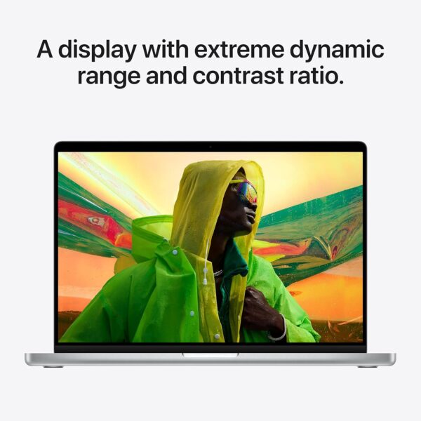 Late 2021 Apple MacBook Pro with Apple M1 Pro chip (16 inch, 16GB RAM, 512GB SSD) Silver (Renewed) - Image 6