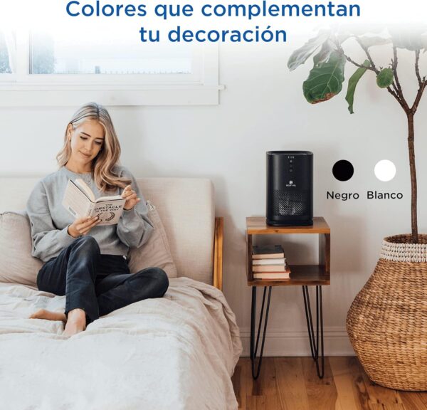 Medify MA-14 Air Purifier with H13 True HEPA Filter | 18 sq m Coverage | for Allergens, Smoke, Smokers, Dust, Odors, Pollen, Pet Dander | Quiet 99.9% Removal to 0.1 Microns | Black, 1-Pack - Image 7