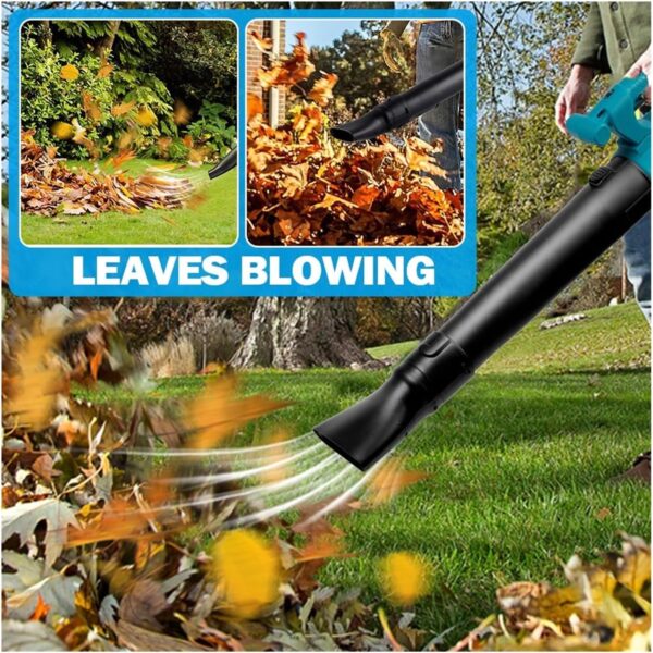Centrifugal Blower, Electric Blower 2000W 6-speed Speed Regulation For 18V Battery Leaf Blower, Clean Fallen Leaves Dust Snow Tool(Option 2) - Image 5