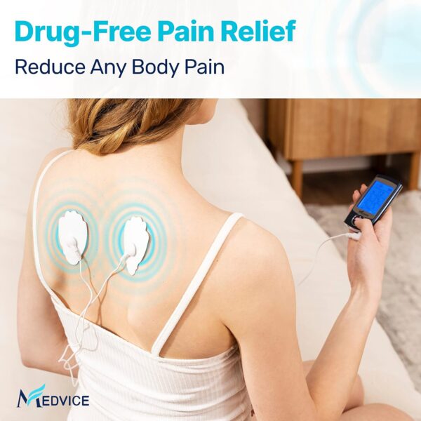 MEDVICE Rechargeable Tens Unit Muscle Stimulator, 2nd Gen 16 - Image 4