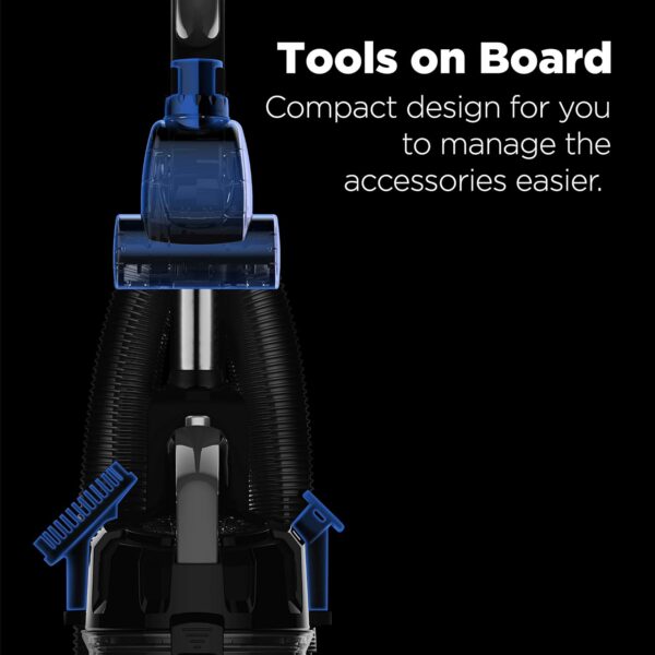 EUREKA NEU181A, PowerSpeed Bagless Upright Vacuum Cleaner, Black, Pet Turbo - Image 8
