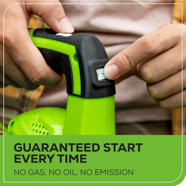 Greenworks 24252 G-Max 40V 150 Mph Variable Speed Cordless Blower, (2Ah) Battery And Charger Included - Image 5