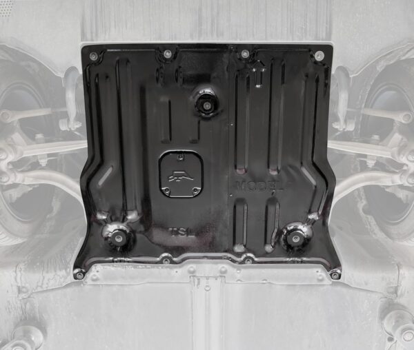 KEWISAUTO Front Skid Plate for Tesla Model 3 / Model Y, Splash Shield Cover Under Engine Guard Cover Chassis Guard Plates for Tesla 2017-2024 / 2020-2024 Accessories - Image 3