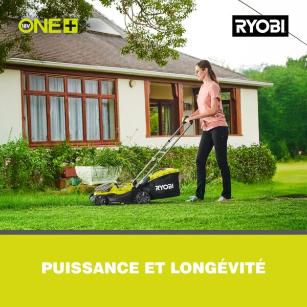 RYOBI RY18LMX37A-0 18V ONE+ Cordless Brushless 37cm Lawnmower (Bare Tool) - Image 7