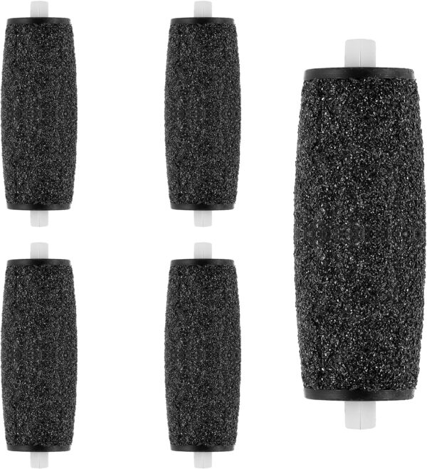 5Pcs Extra Coarse Pedi Replacement Rollers, Scholl Foot File Replacement Rollers Electric Foot File Replacement Heads, Perfect Refills Electronic Foot File - Image 2