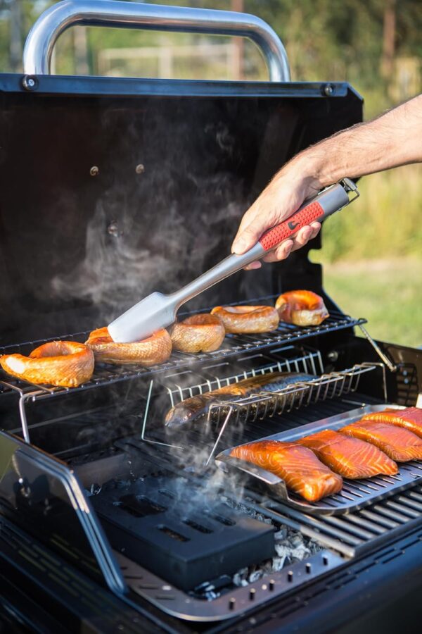 Char-Broil 140 543 - Comfort-Grip 2 Piece Grilling Tool Set, Stainless Steel. - Image 4
