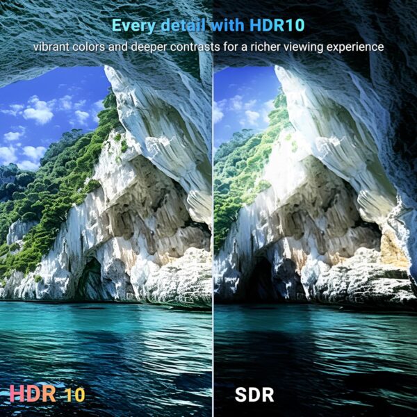 Tees 43 inch 4K QLED Smart TV, Central Stand Design Tizen OS UHD Television with Apple TV+ BBC Netflix Freeview Gaming Hub, MEMC HDR10 Ideal Large Screen for Liaving Room, Made in the UK - Image 6