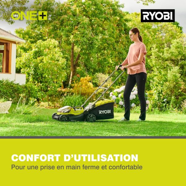 RYOBI RY18LMX37A-0 18V ONE+ Cordless Brushless 37cm Lawnmower (Bare Tool) - Image 6
