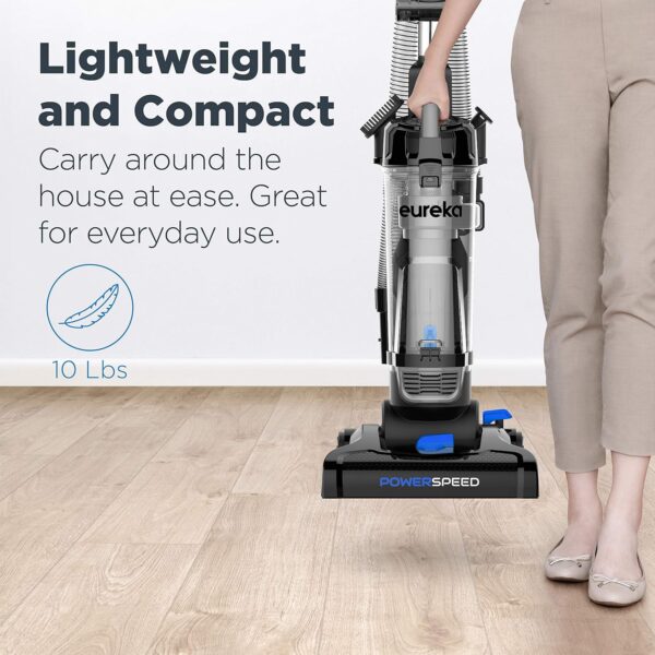 EUREKA NEU181A, PowerSpeed Bagless Upright Vacuum Cleaner, Black, Pet Turbo - Image 7