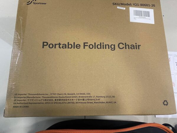Sportneer Camping Chairs, Folding Chairs for Outside Adjustable Height Beach Chair for Adults Portable Camp Chairs Foldable Compact Backpacking Chair for Camping Hiking Picnic Outdoor - Image 12